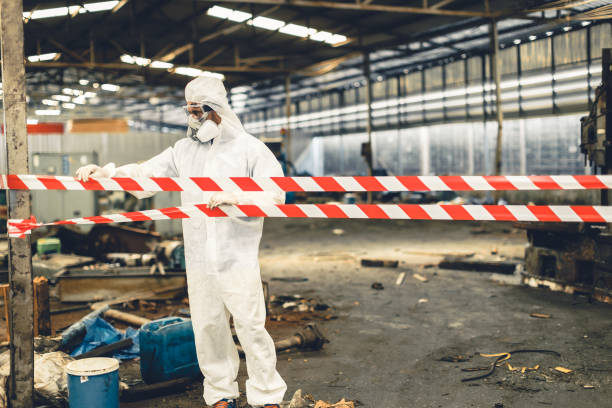 Professional Biohazard technician working in Shawano, WI